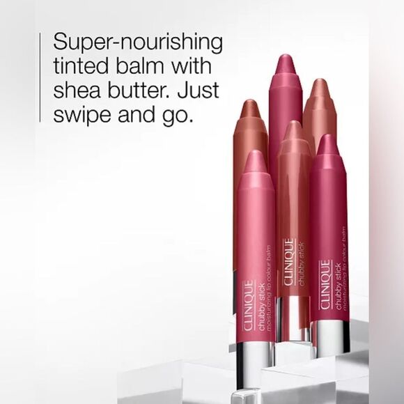 NWT- Clinique Chubby Stick Moisturizing Lip Colour Balm- “WHOLE LOTTA HONEY” - Picture 6 of 7